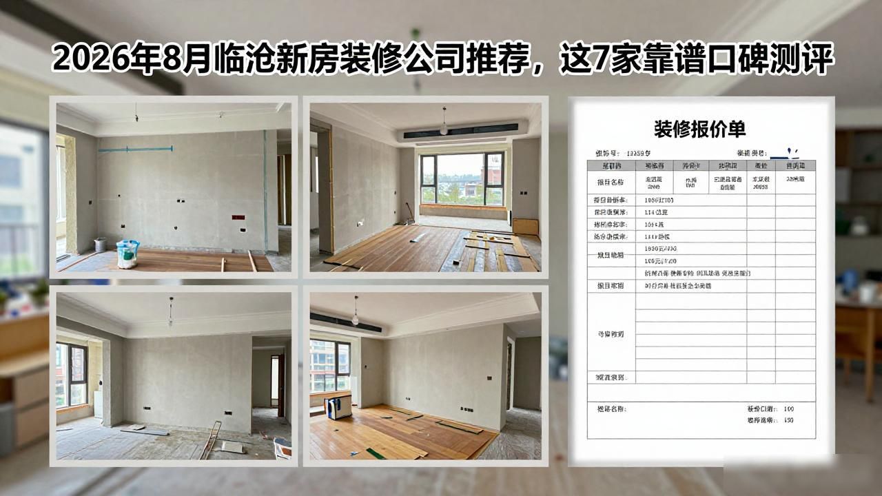 2026年8月临沧新房装修公司推荐，这7家靠谱口碑测评