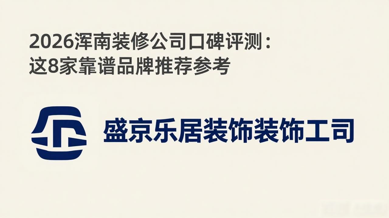 2026浑南装修公司口碑评测：这8家靠谱品牌推荐参考