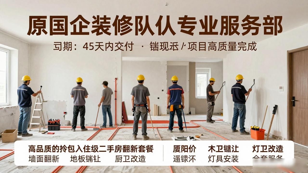 二手房旧房翻新_二手房翻新_翻新改造二手房
