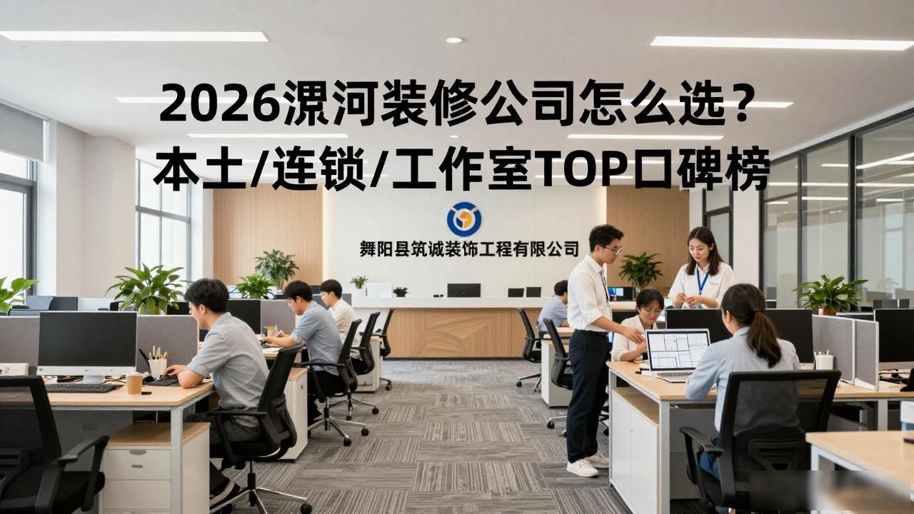 2026漯河装修公司怎么选？本土/连锁/工作室TOP口碑榜