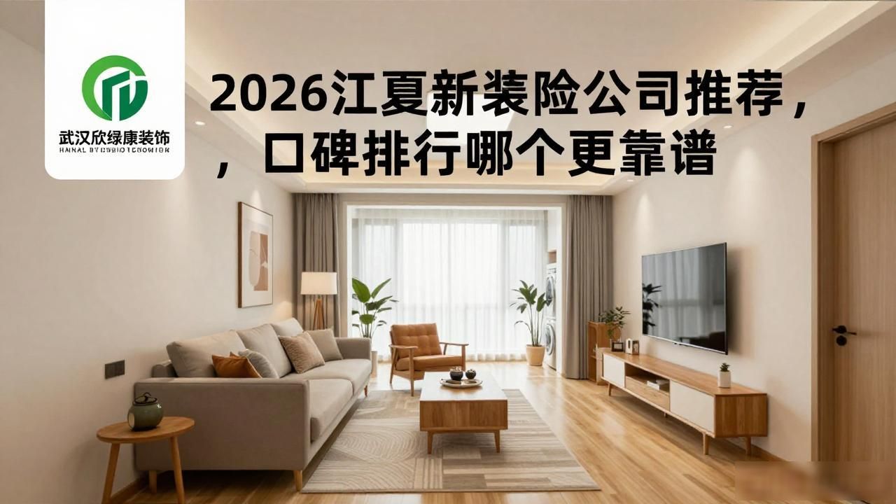 2026江夏新房装修公司推荐，口碑排行哪个更靠谱