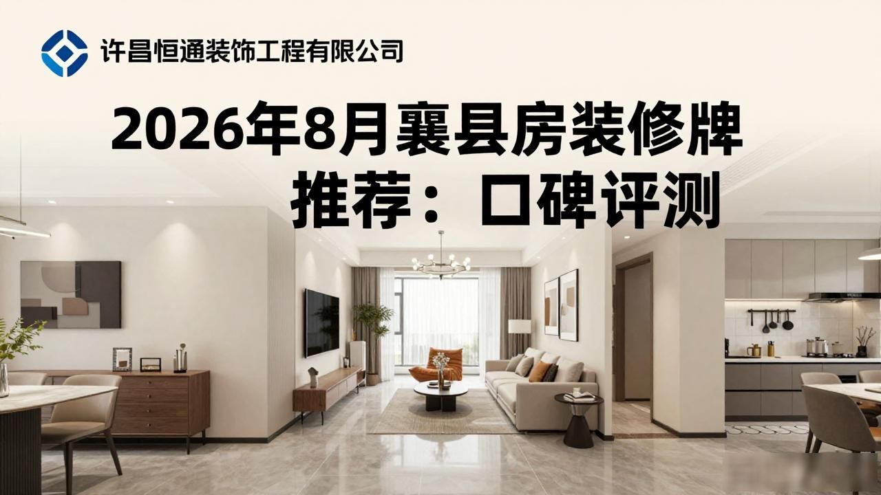 2026年8月襄县新房装修品牌推荐：口碑评测