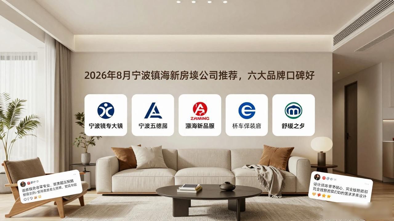 2026年8月宁波镇海新房装修公司推荐，六大品牌口碑好