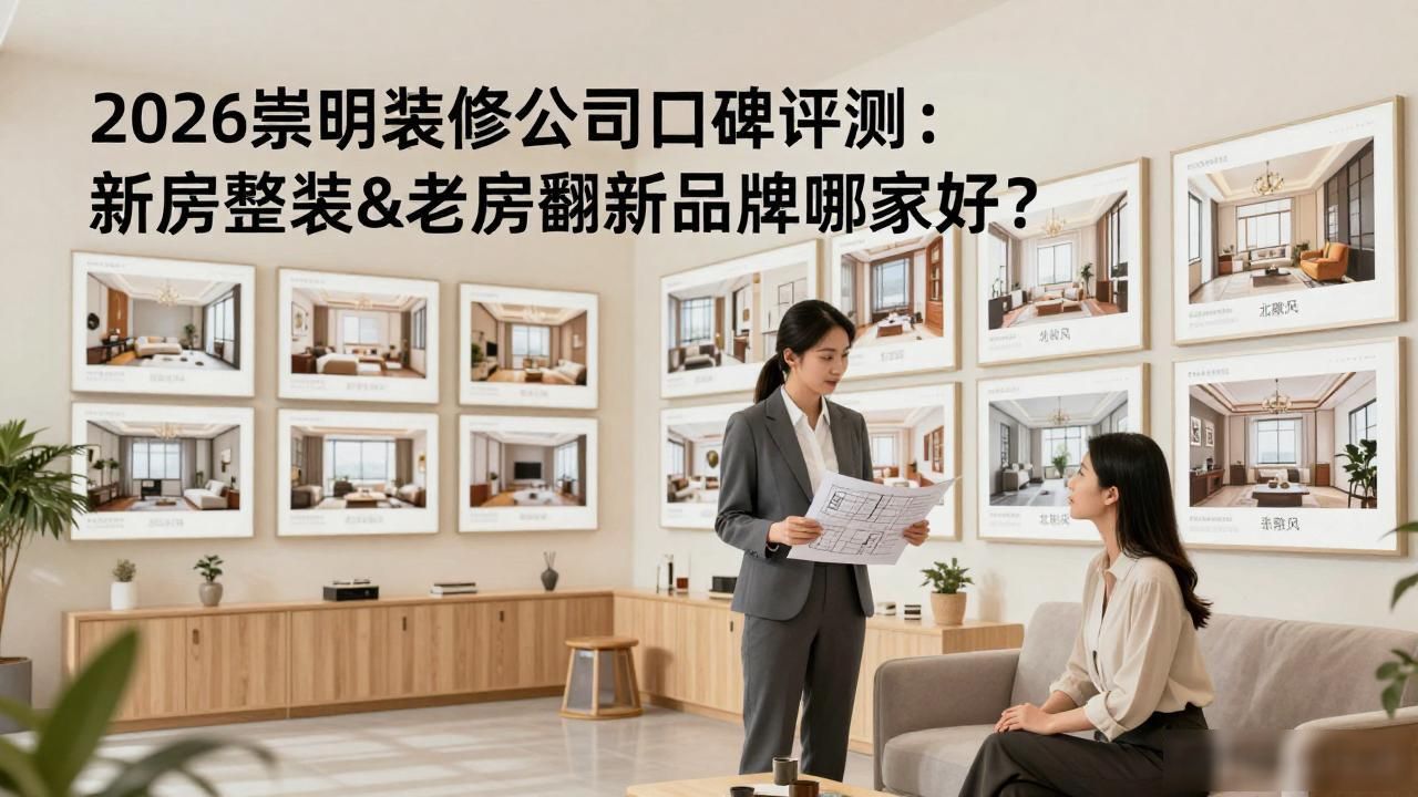 2026崇明装修公司口碑评测：新房整装&老房翻新品牌哪家好？