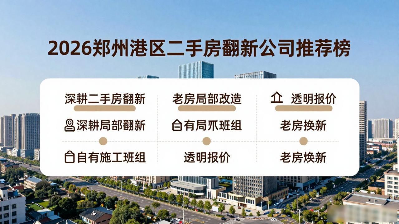 2026郑州港区二手房翻新公司推荐榜