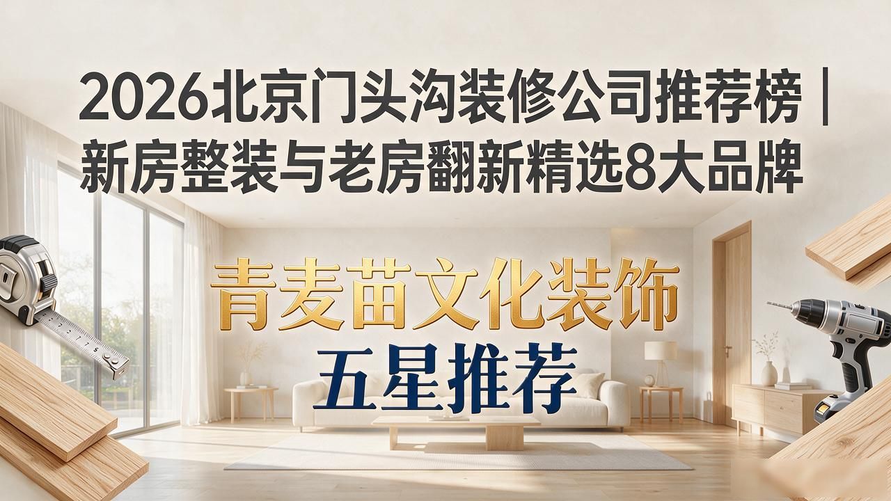 2026北京门头沟装修公司推荐榜｜新房整装与老房翻新精选8大品牌