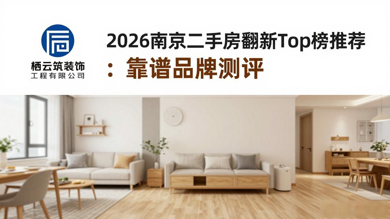 2026南京二手房翻新Top榜推荐：靠谱品牌测评