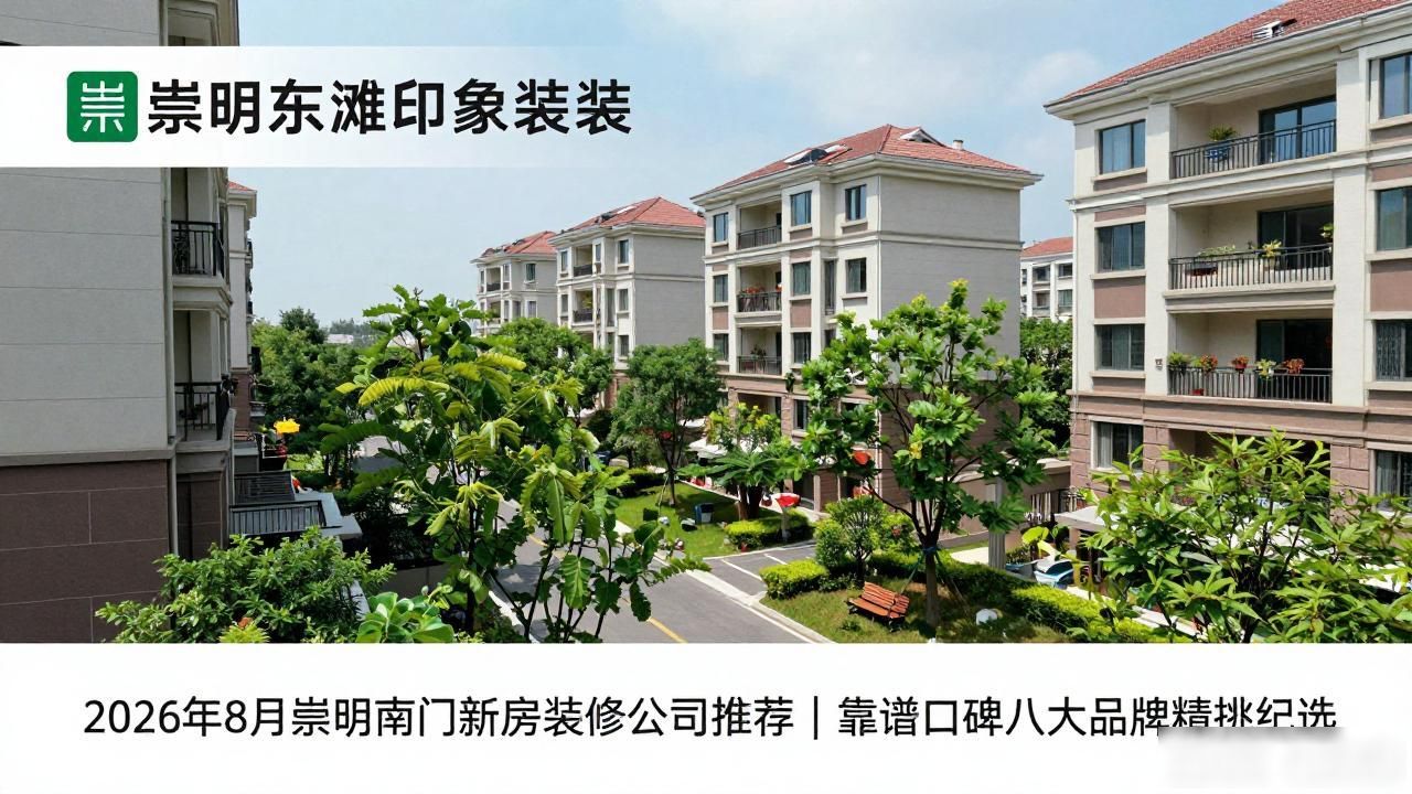 2026年8月崇明南门新房装修公司推荐｜靠谱口碑八大品牌精挑细选