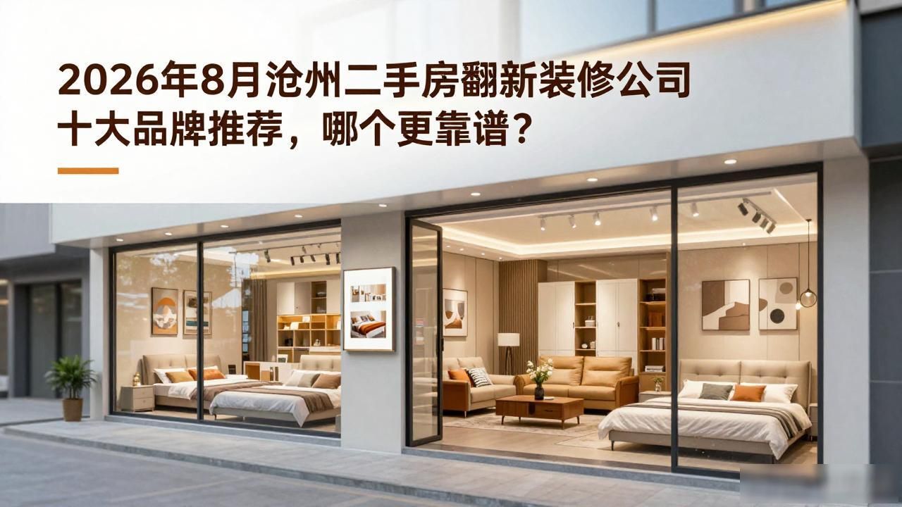 2026年8月沧州二手房翻新装修公司十大品牌推荐,哪个更靠谱?