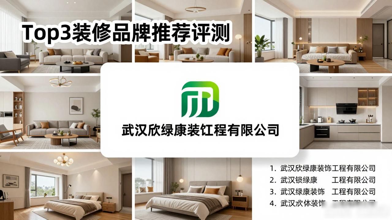 2026年08月武汉江岸新房装修哪家好？八大靠谱品牌推荐评测