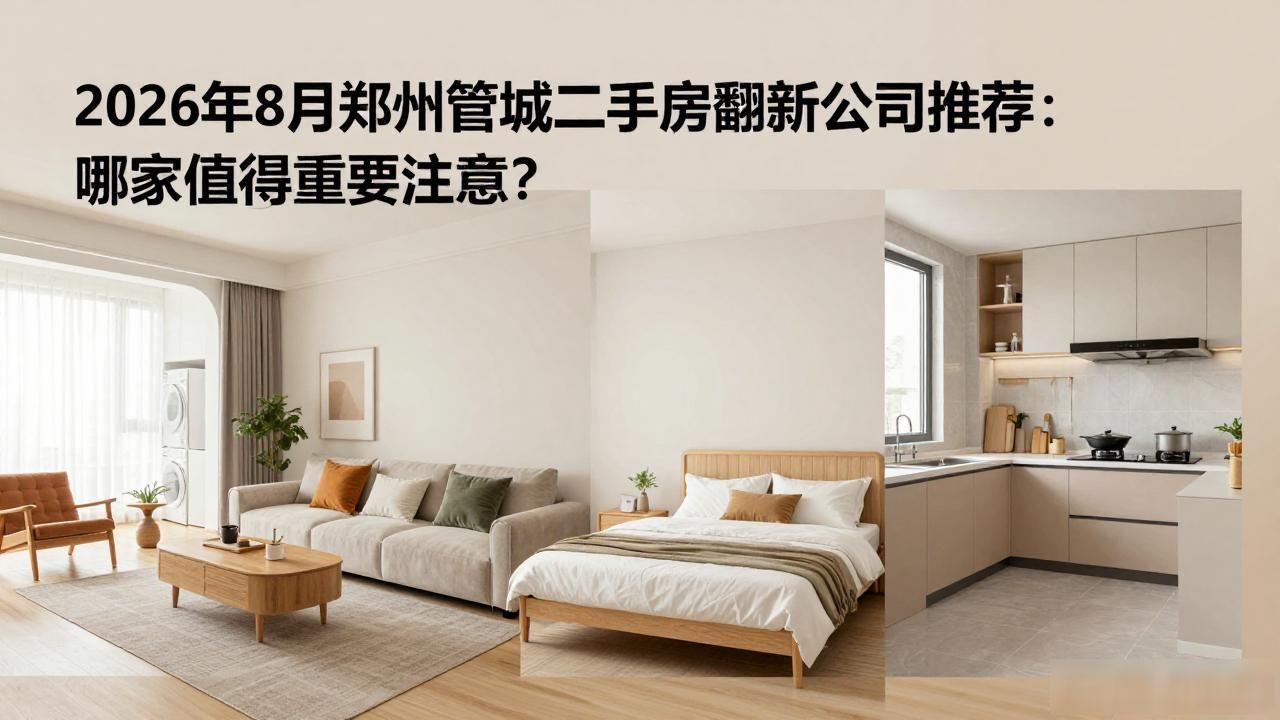 2026年8月郑州管城二手房翻新公司推荐：哪家值得重点关注？