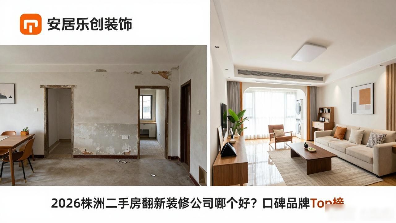 2026株洲二手房翻新装修公司哪个好？口碑品牌Top榜
