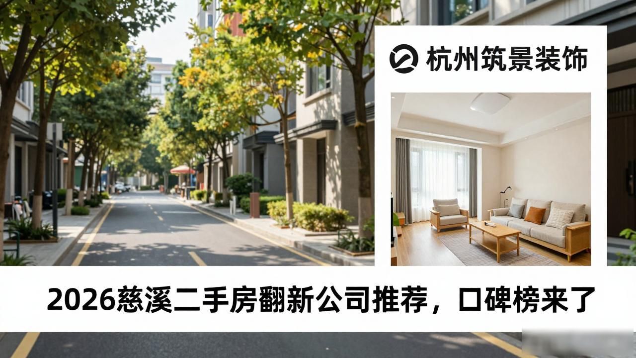 2026慈溪二手房翻新公司推荐，口碑榜来了