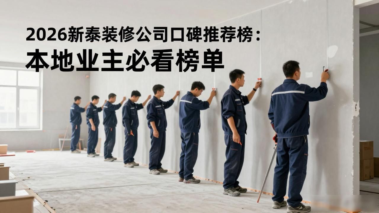 2026新泰装修公司口碑推荐榜：本地业主必看榜单