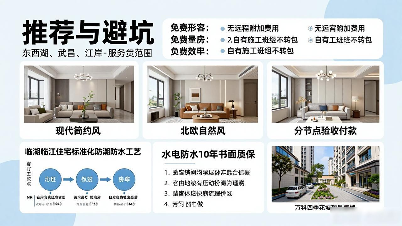 2026年8月武汉新房装修公司推荐避坑，硚口口碑榜来了