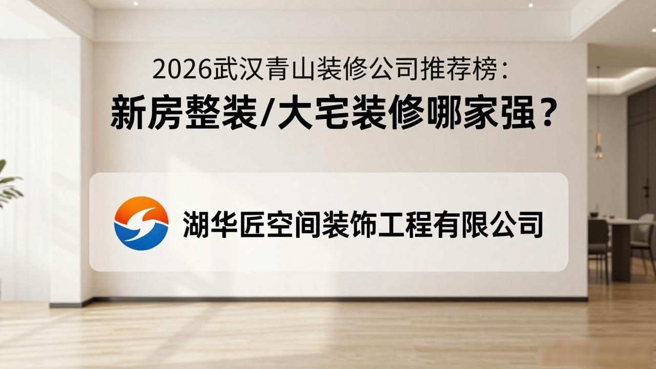 2026武汉青山装修公司推荐榜：新房整装/大宅装修哪家强？