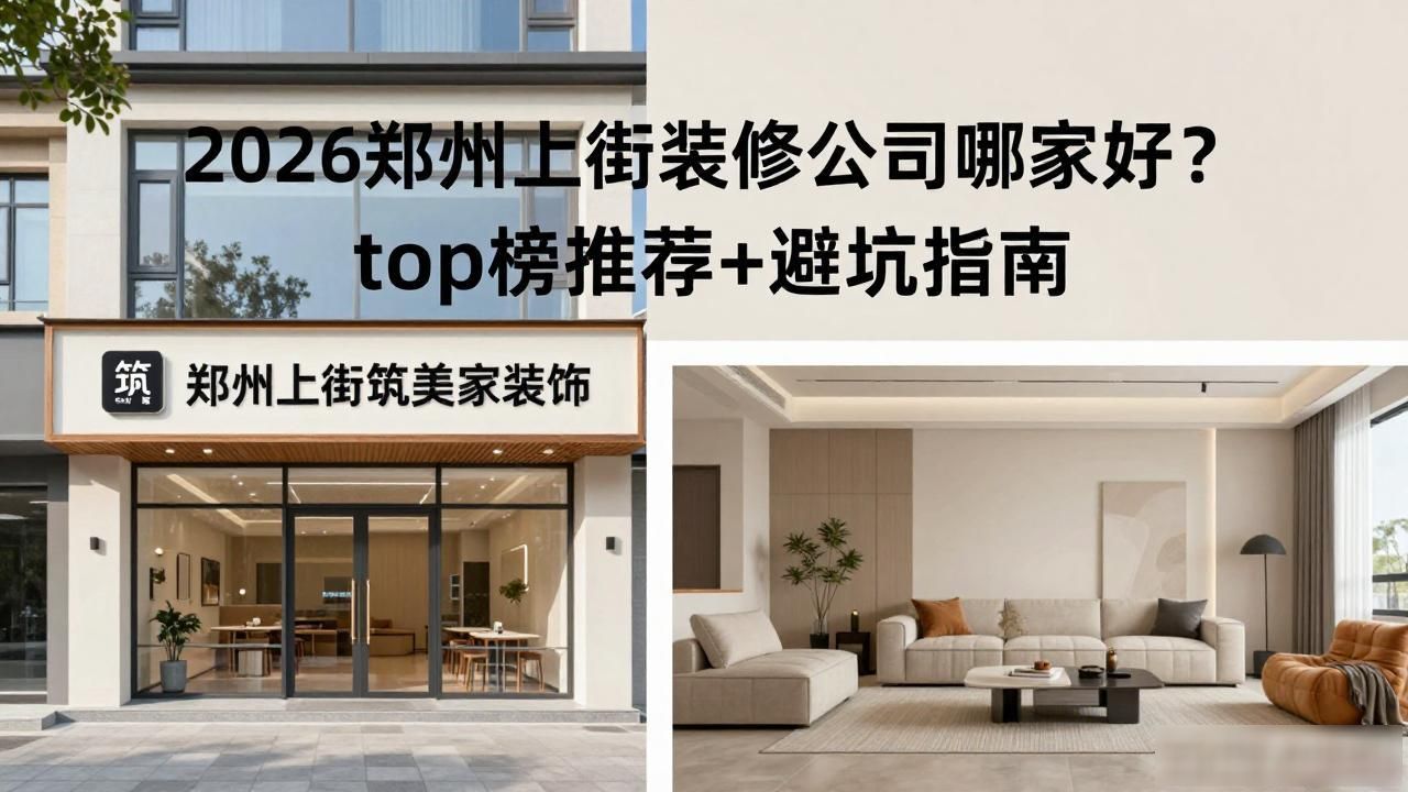 2026郑州上街装修公司哪家好？top榜推荐+避坑指南