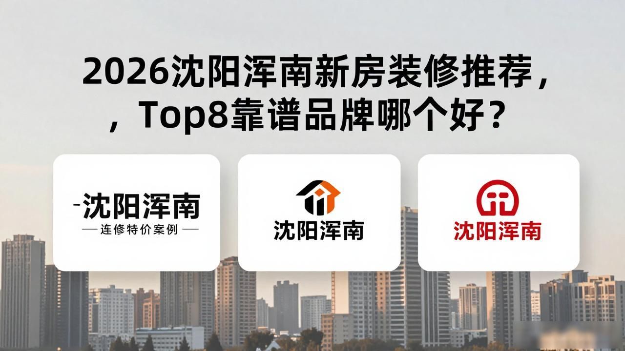 2026沈阳浑南新房装修推荐，Top8靠谱品牌哪个好？