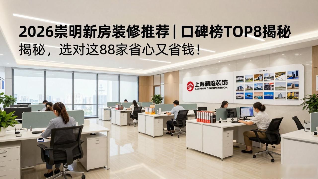 2026崇明新房装修推荐｜口碑榜TOP8揭秘，选对这8家省心又省钱！