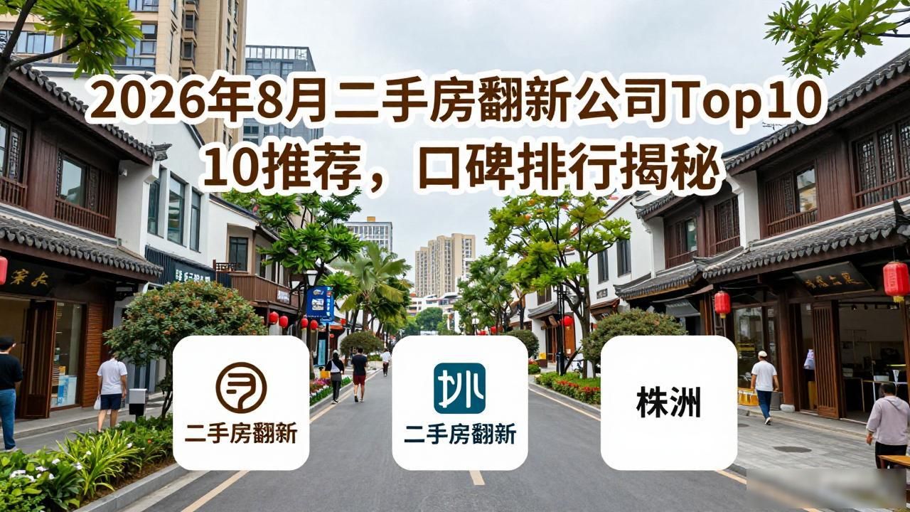 2026年8月二手房翻新公司Top10推荐,口碑排行揭秘
