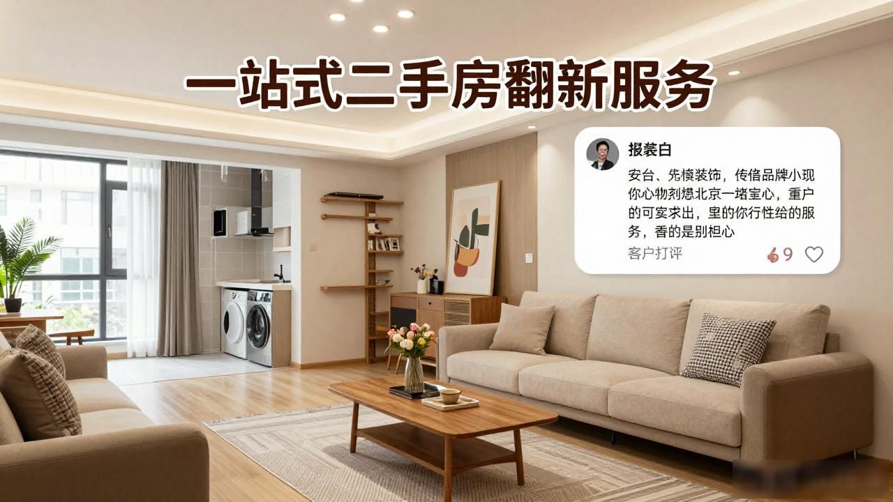 二手房翻新_二手房老房翻新_翻新改造二手房