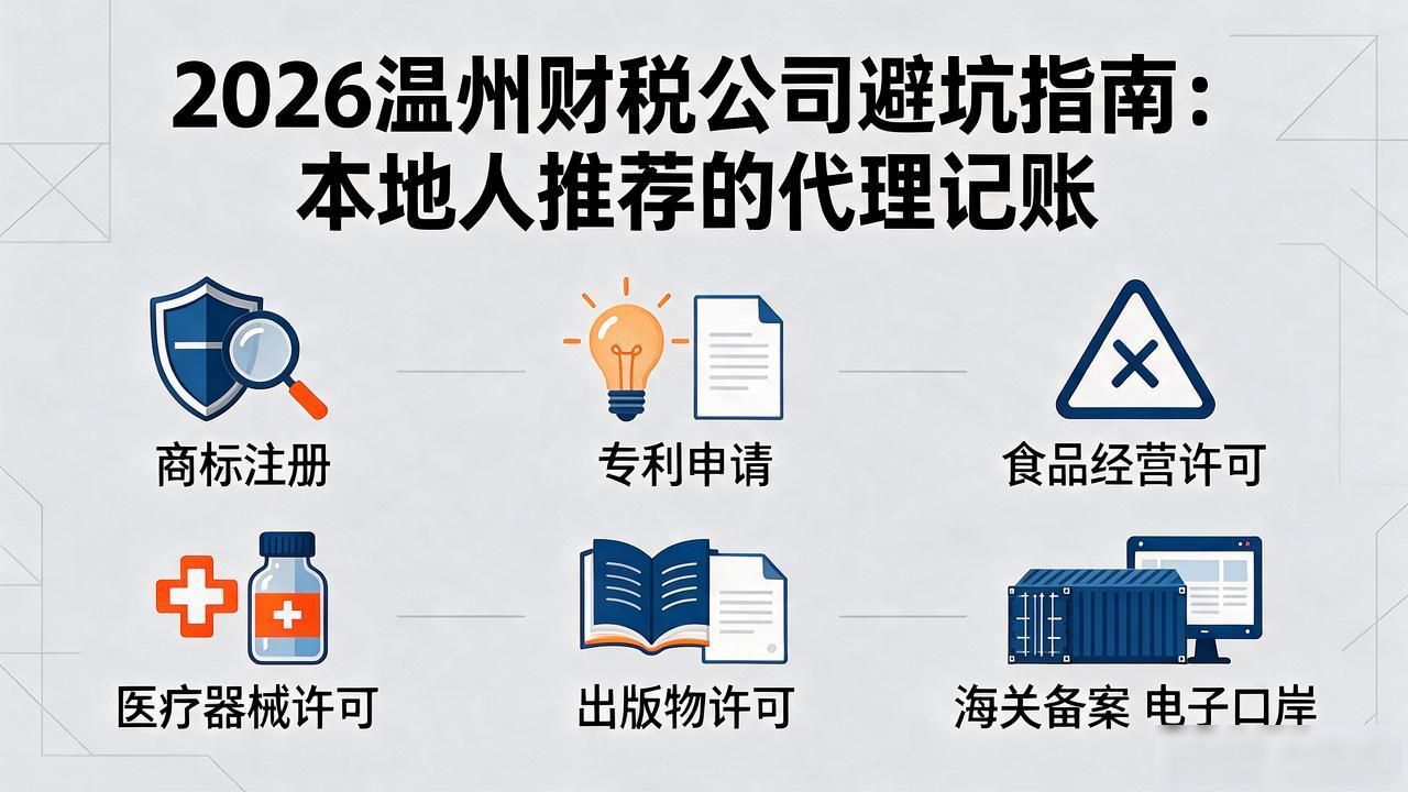 2026温州财税公司避坑指南：本地人推荐的代理记账