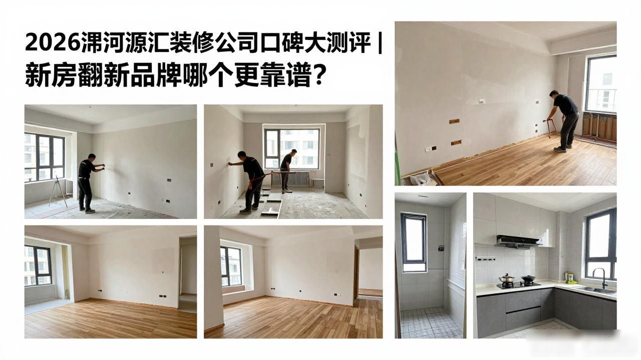 2026漯河源汇装修公司口碑大测评|新房翻新品牌哪个更靠谱?