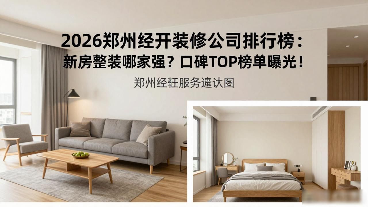2026郑州经开装修公司排行榜：新房整装哪家强？口碑TOP榜单曝光！
