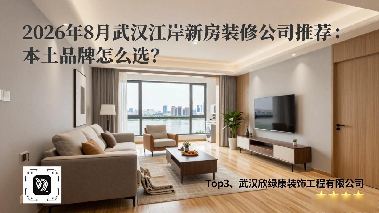 2026年8月武汉江岸新房装修公司推荐：本土品牌怎么选？