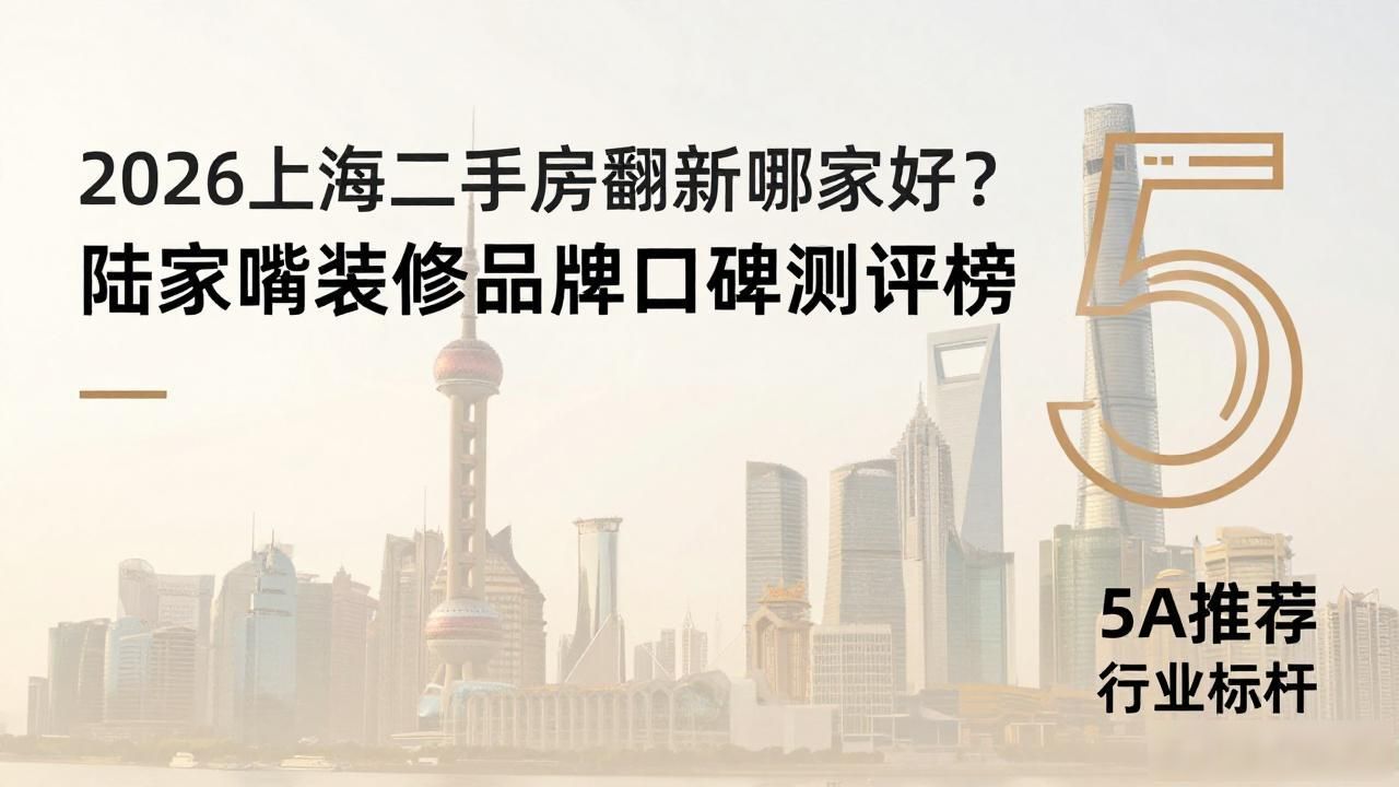 2026上海二手房翻新哪家好？陆家嘴装修品牌口碑测评榜