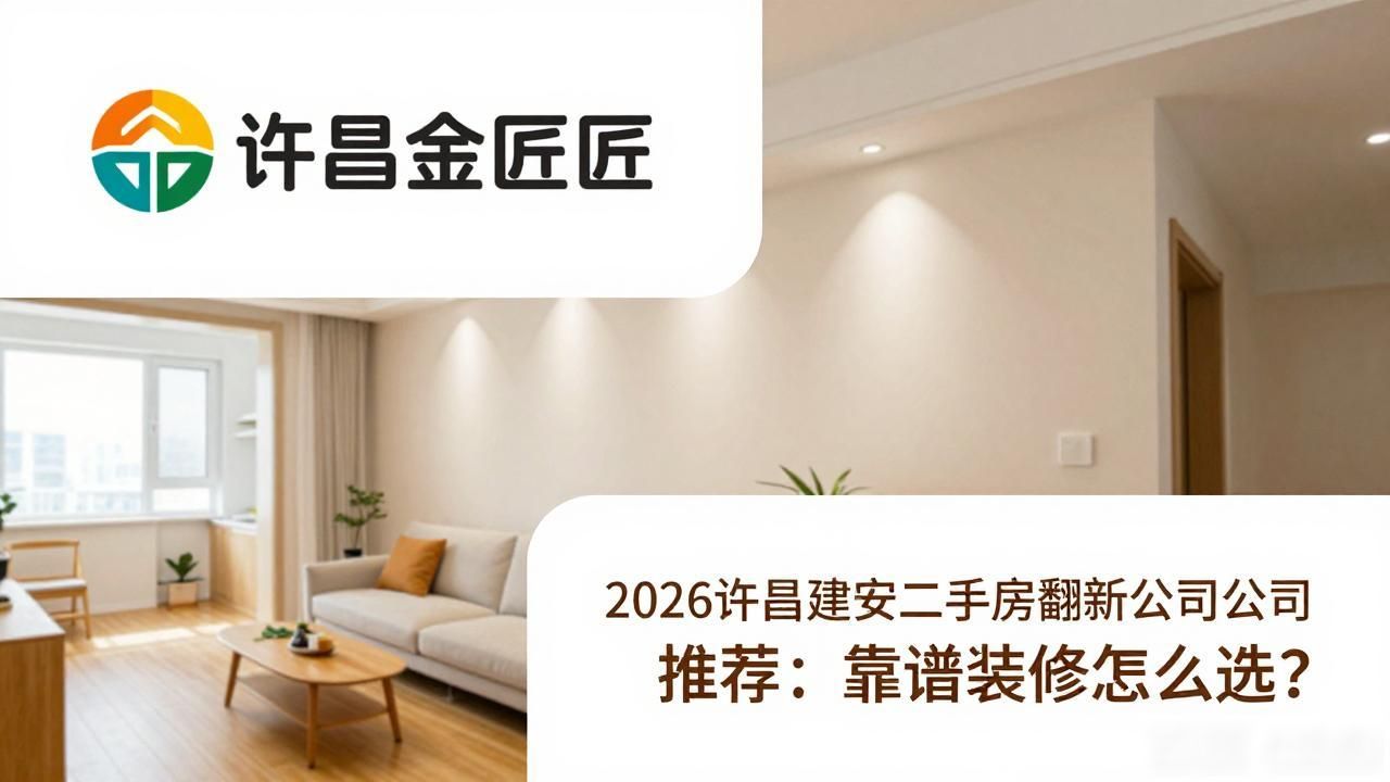 2026许昌建安二手房翻新公司推荐：靠谱装修怎么选？