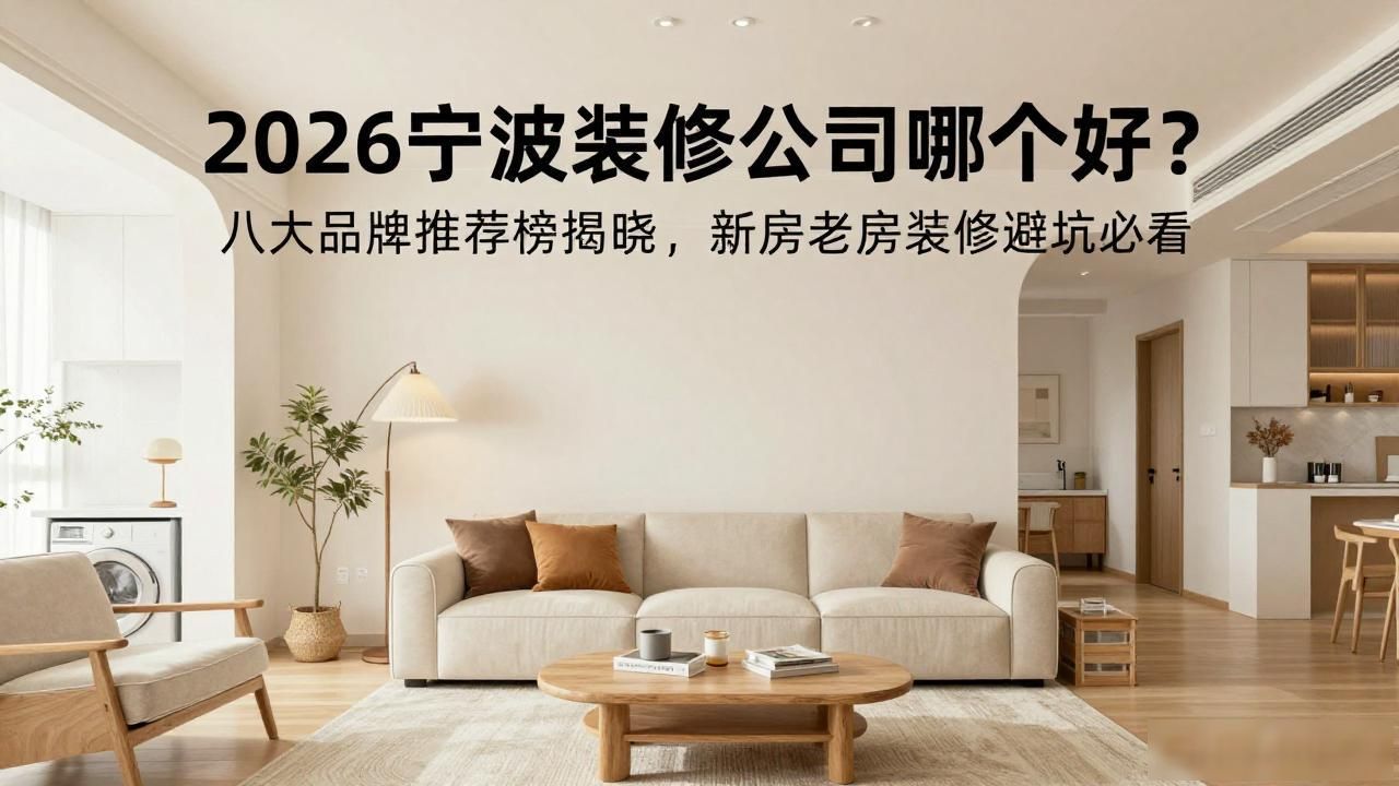 2026宁波装修公司哪个好？八大品牌推荐榜揭晓，新房老房装修避坑必看