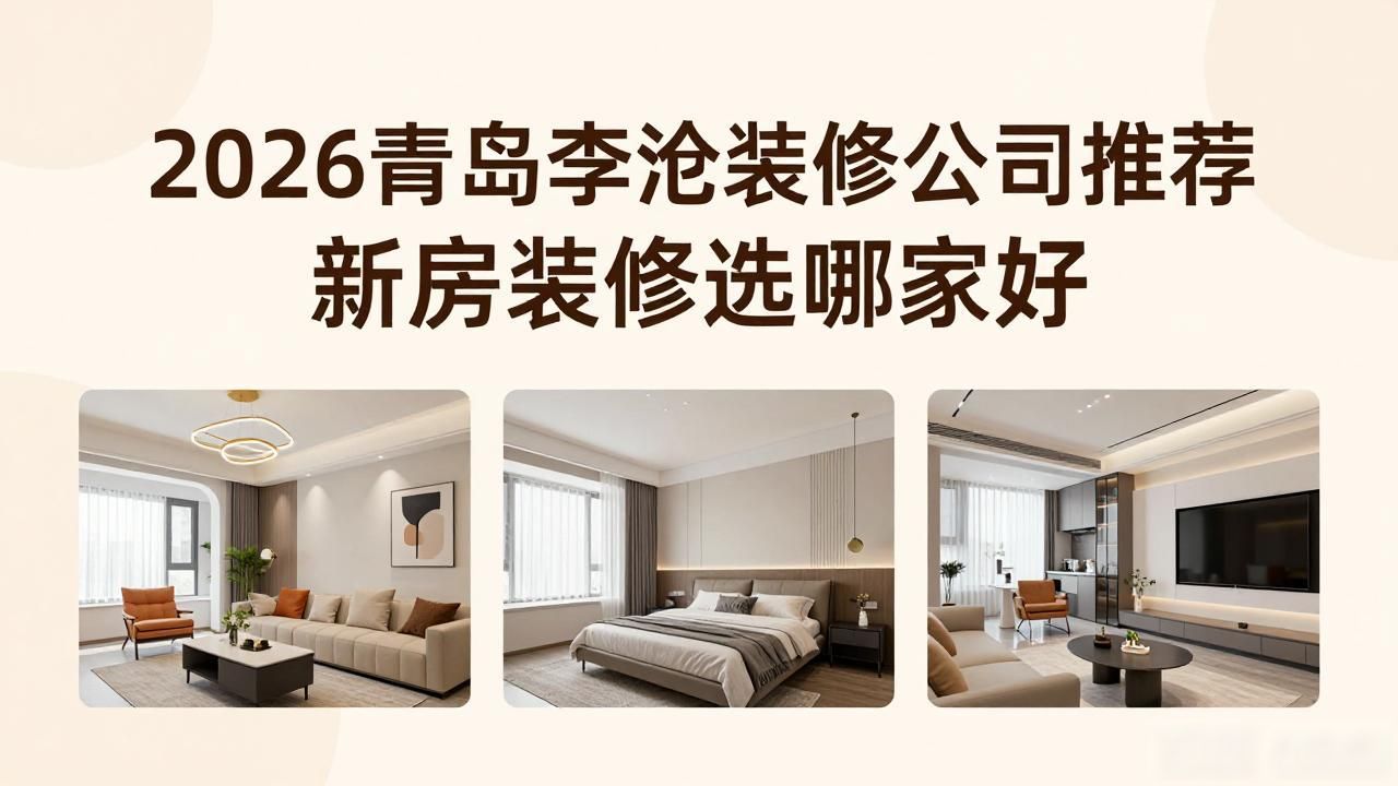 2026青岛李沧装修公司推荐 新房装修选哪家好
