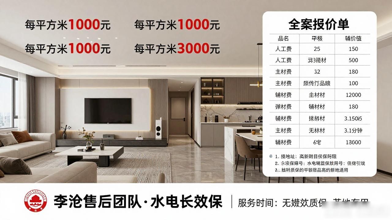 2026青岛李沧新房装修公司推荐，口碑品牌大揭秘