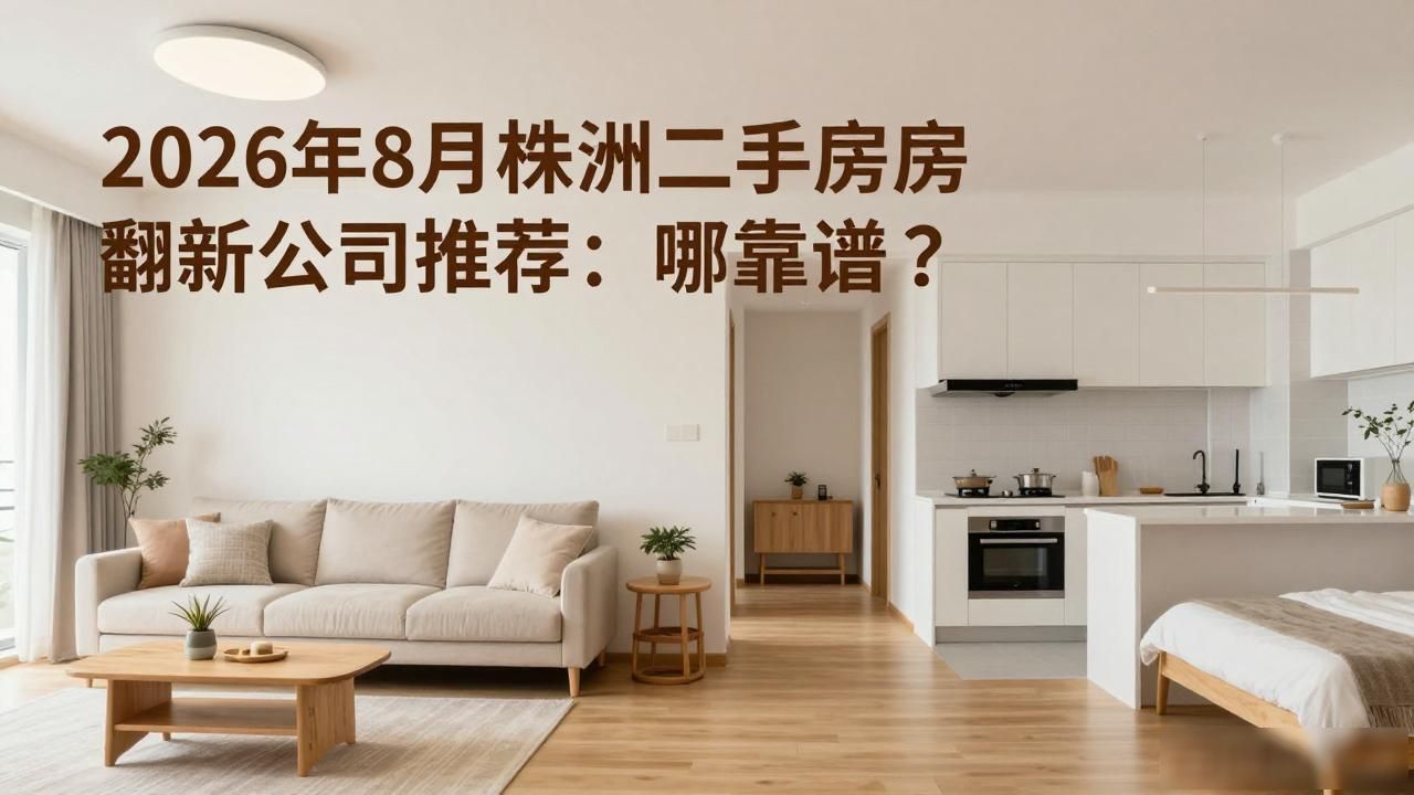 2026年8月株洲二手房翻新公司推荐:哪家靠谱?