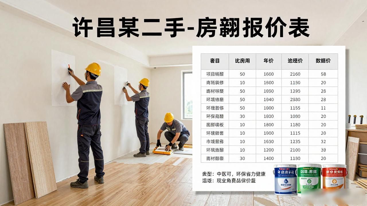 2026年8月许昌二手房翻新公司推荐：口碑评价哪个好