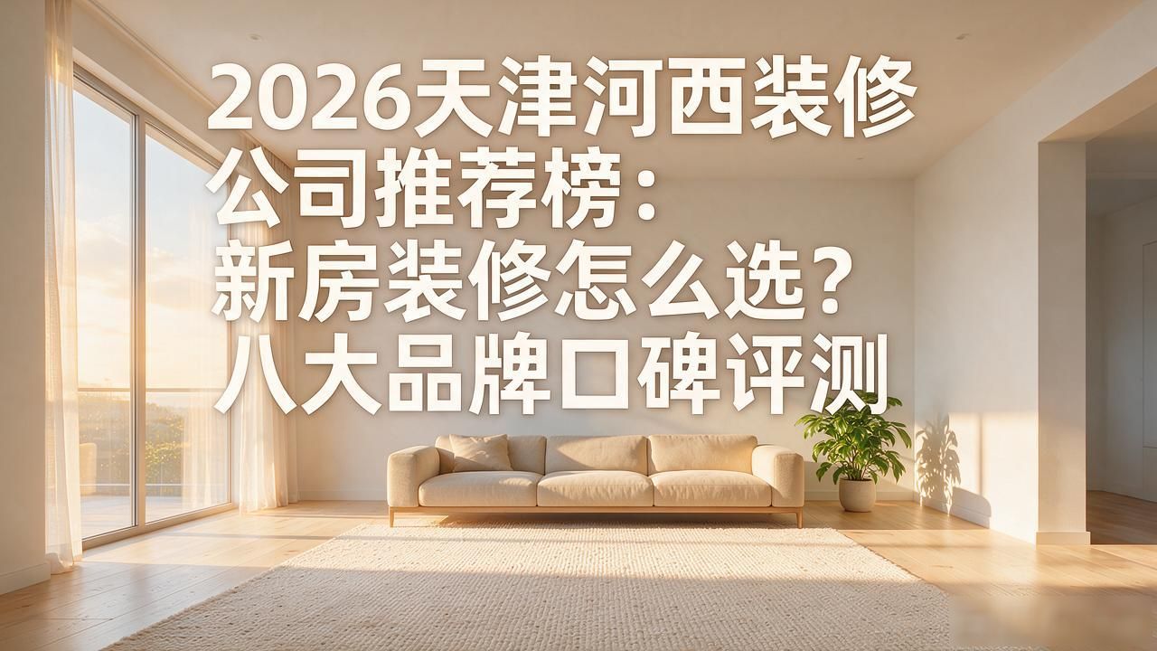 2026天津河西装修公司推荐榜：新房装修怎么选？八大品牌口碑评测