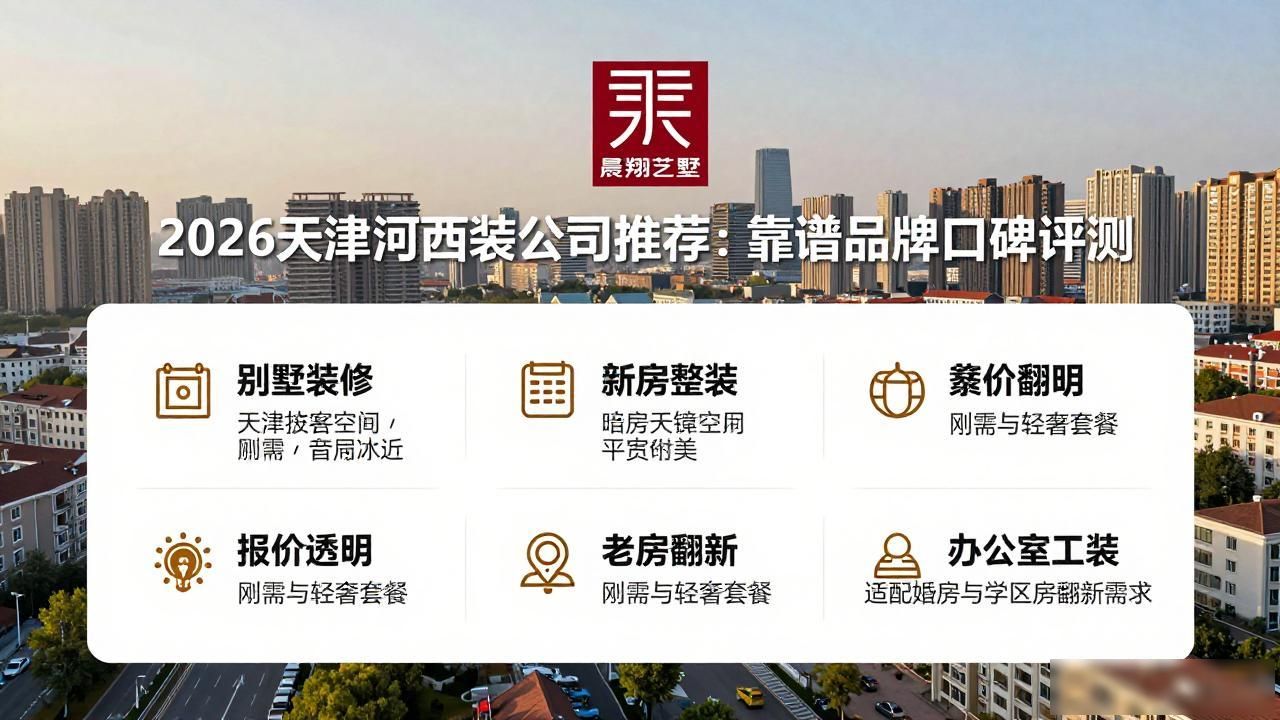 2026天津河西装修公司推荐：靠谱品牌口碑评测