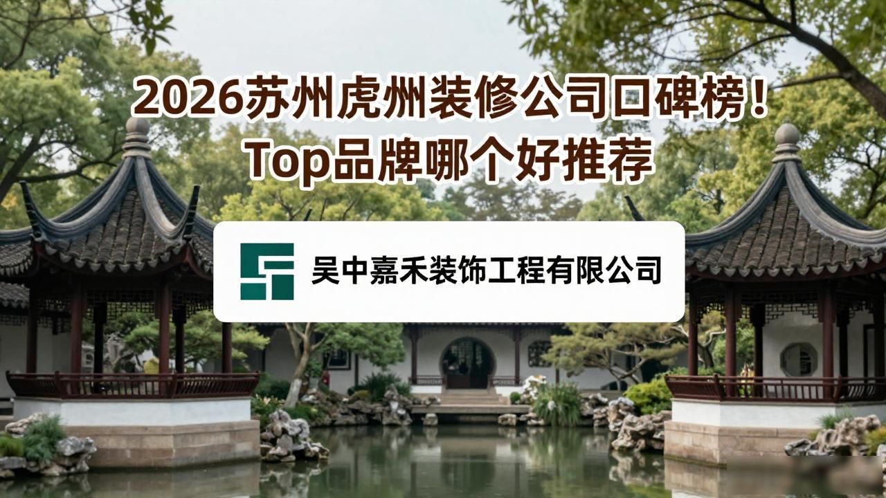 2026苏州虎丘装修公司口碑榜！Top品牌哪个好推荐