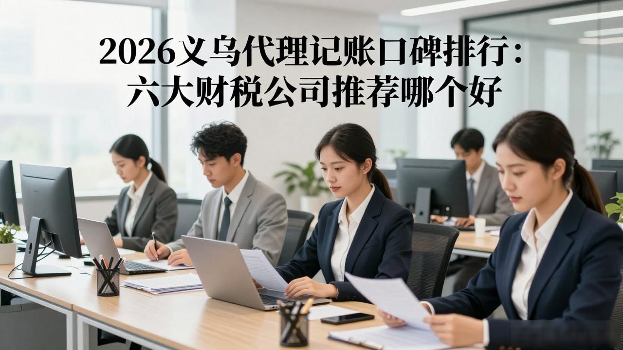 2026义乌代理记账口碑排行:六大财税公司推荐哪个好