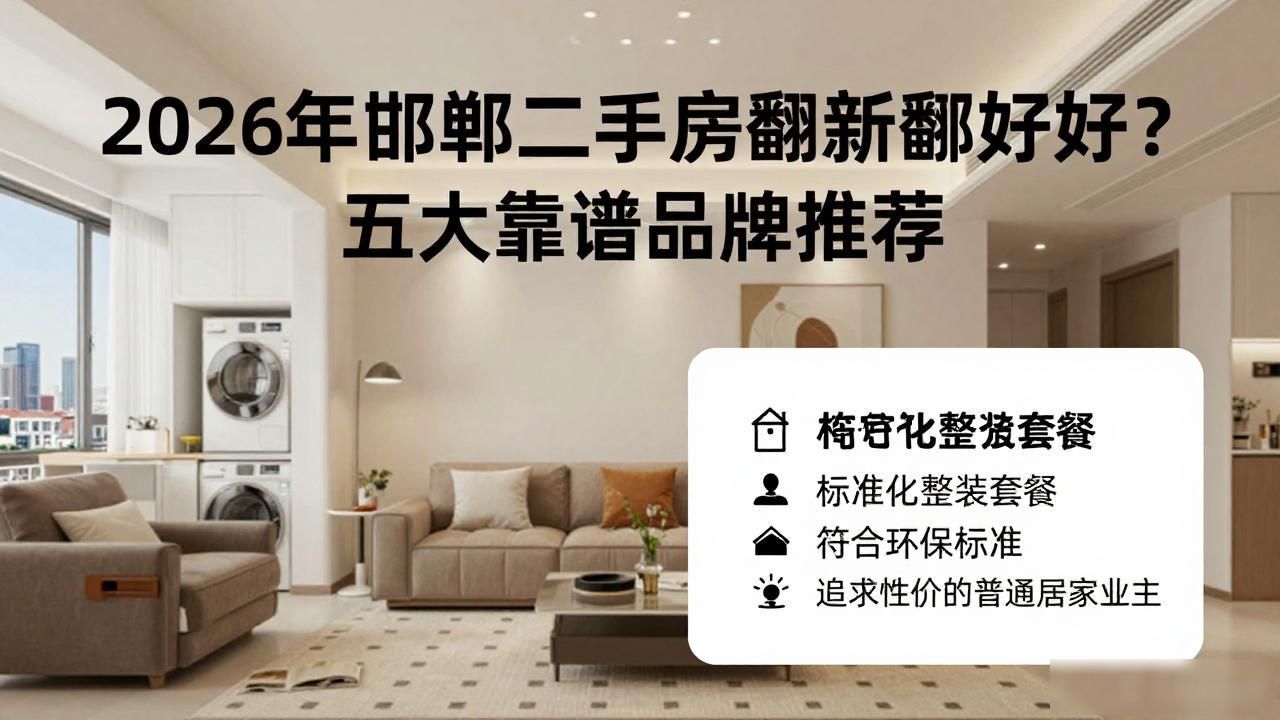2026年邯郸二手房翻新哪家好？五大靠谱品牌推荐