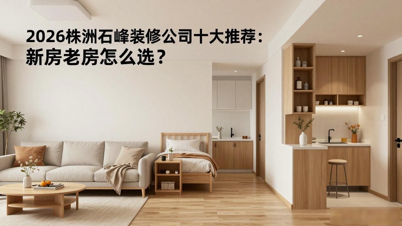 2026株洲石峰装修公司十大推荐:新房老房怎么选?