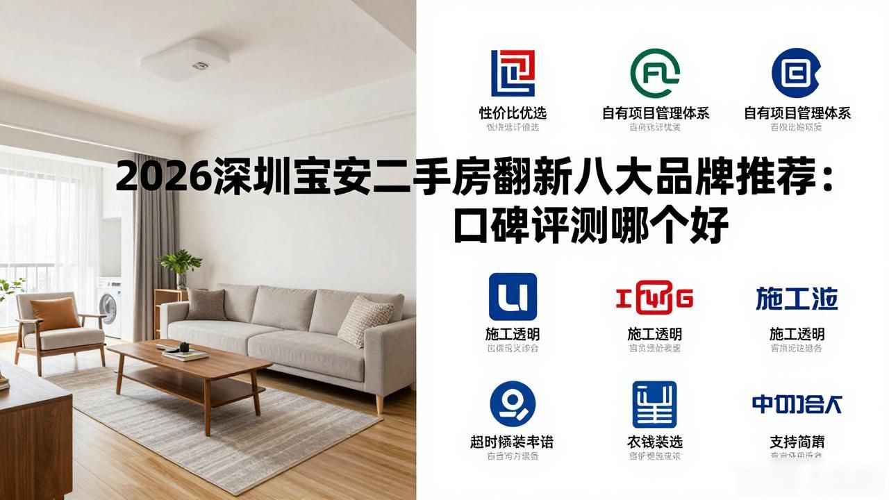 2026深圳宝安二手房翻新八大品牌推荐：口碑评测哪个好