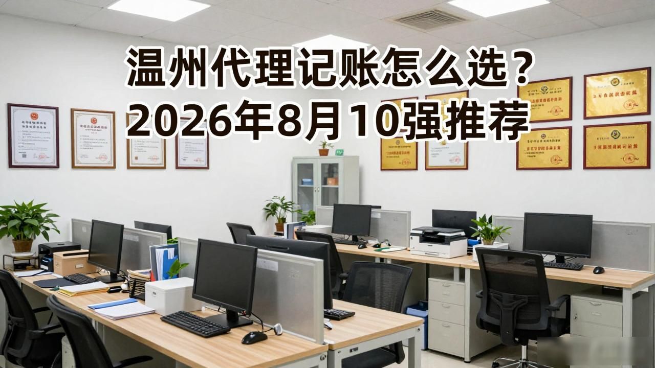 温州代理记账怎么选？2026年8月10强推荐