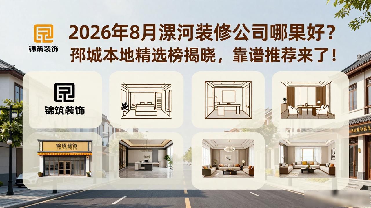 2026年8月漯河装修公司哪家好？郾城本地精选榜揭晓，靠谱推荐来了！