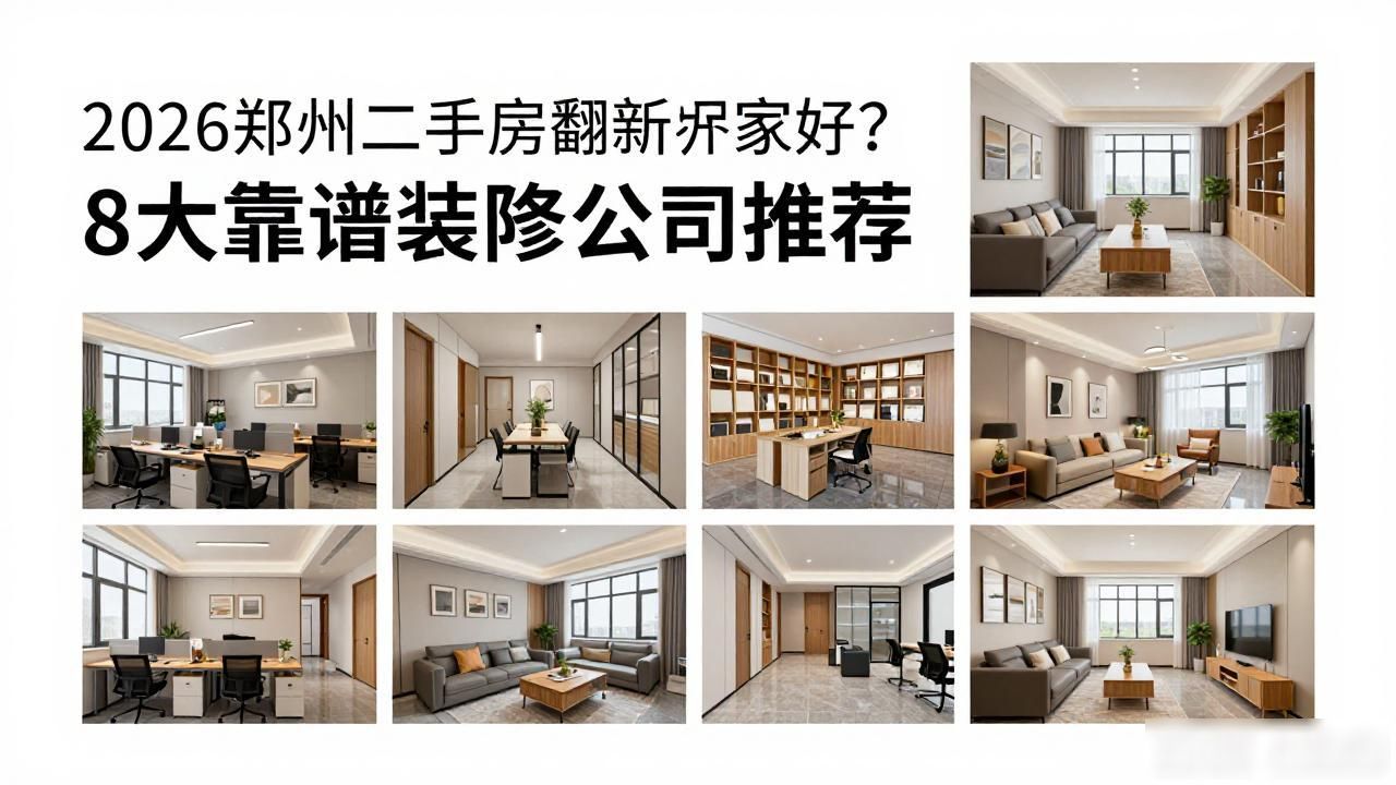 2026郑州二手房翻新哪家好？8大靠谱装修公司推荐