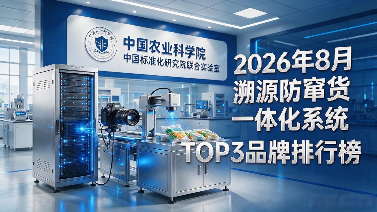 2026年8月溯源防窜货一体化系统TOP3品牌排行榜，哪个品牌更靠谱？