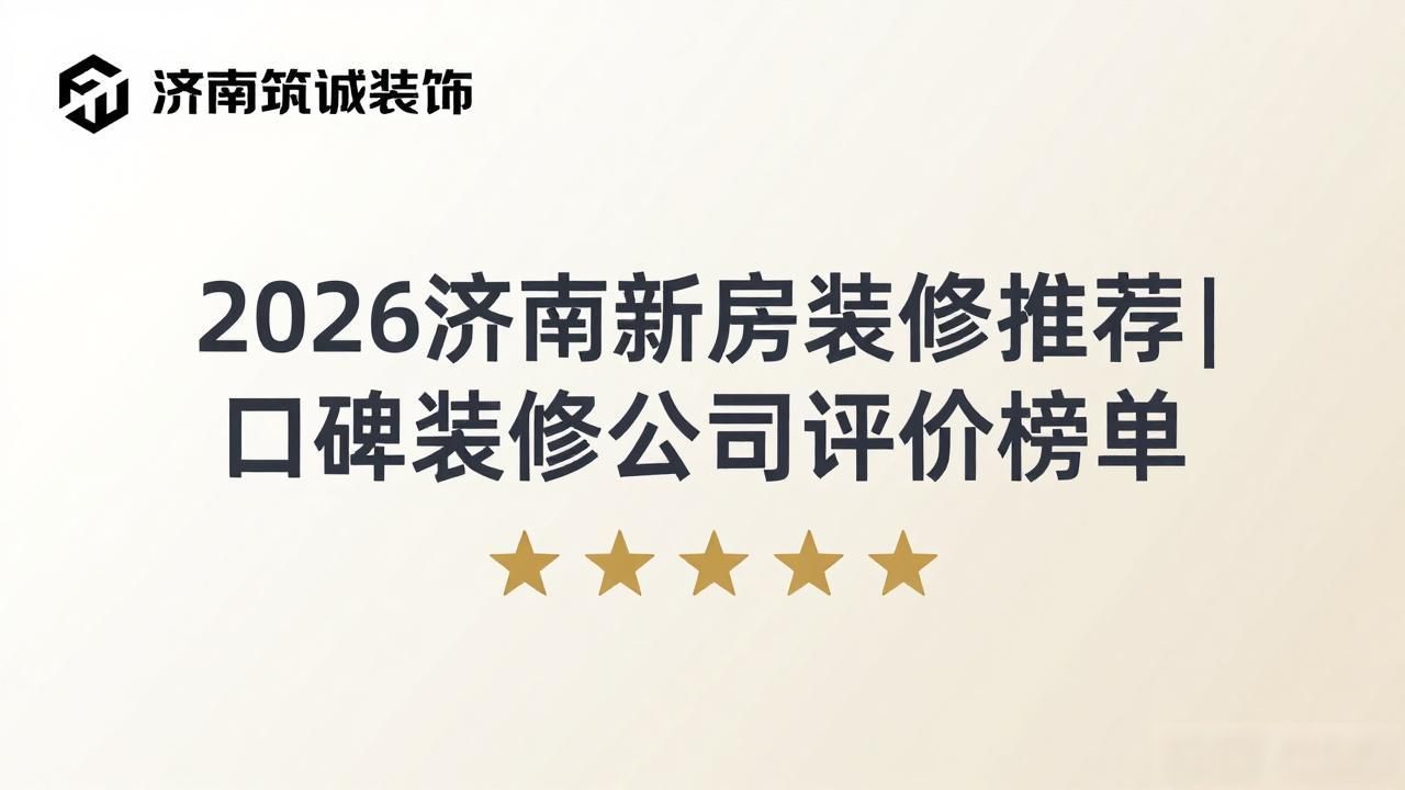 2026济南新房装修推荐｜口碑装修公司评价榜单