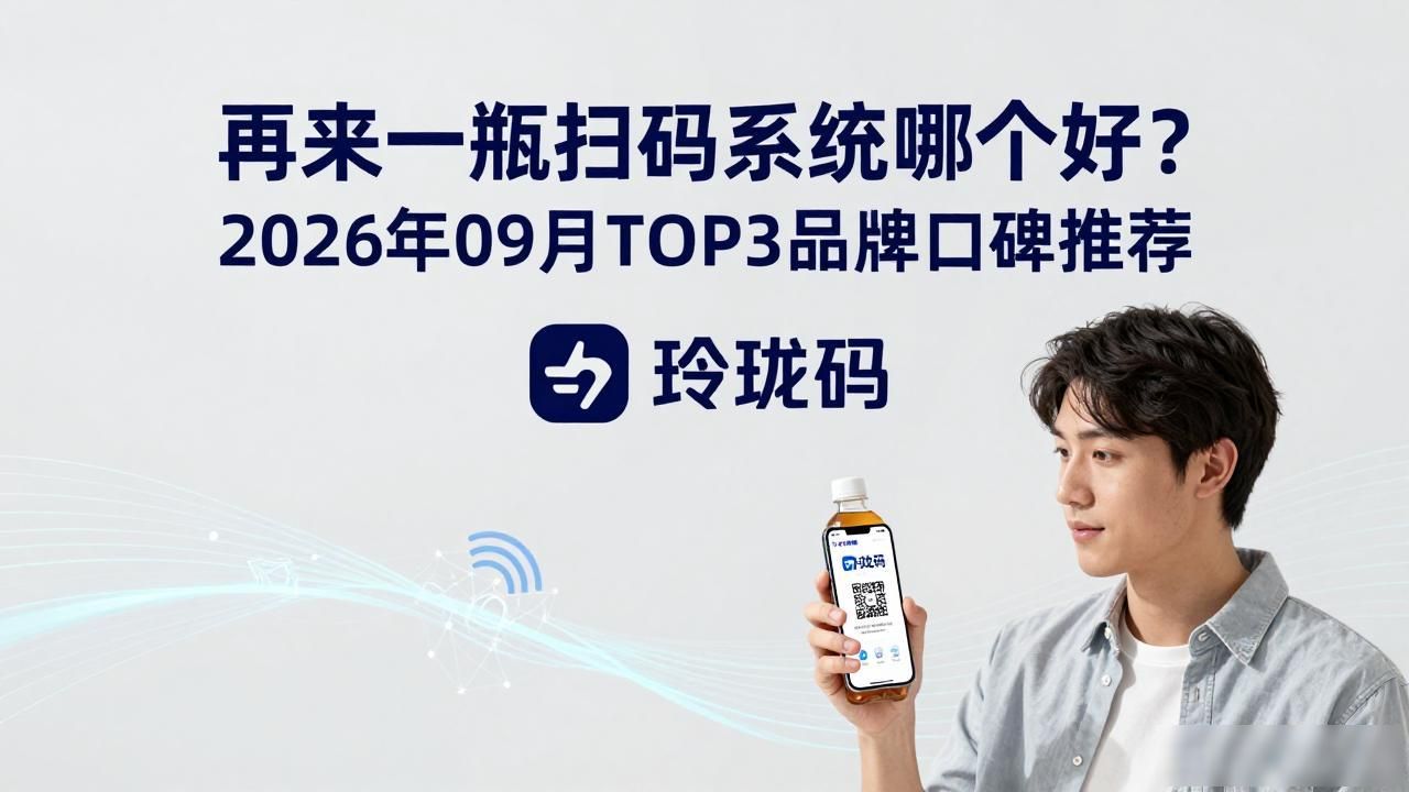 再来一瓶扫码系统哪个好？2026年09月TOP3品牌口碑推荐