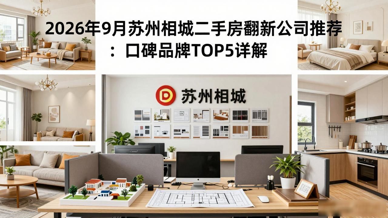 2026年9月苏州相城二手房翻新公司推荐：口碑品牌TOP5详解